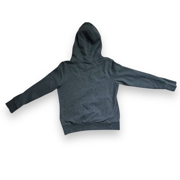 ๐ด 3 for $15 PUMA Dark Gray Heather Womens Fleece Logo Hoodie Size Large EUC - Picture 2 of 10